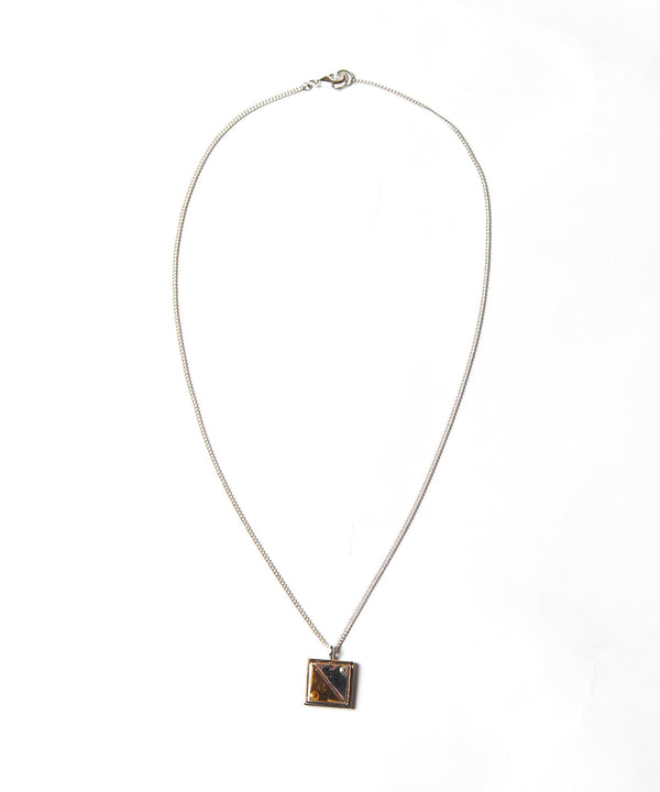 スクエアプレートネックレス / Square Plate necklace [Ay-008]