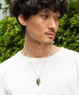 リーフ型 デザインネックレス / leaf necklace [Ay-012]